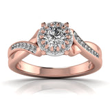 Ivana Jewels Rings Rose Gold / 14KT 0.65 Carat Twist of Brilliance