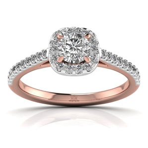 Ivana Jewels Rings Rose Gold / 14KT 0.70 Carat Radiant Glow