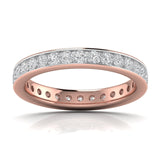 Ivana Jewels Rings Rose Gold / 14KT 1.20 Carats Diamonds Eternity Band