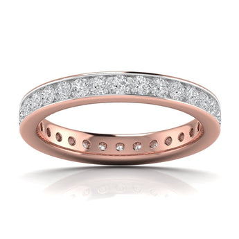 Ivana Jewels Rings Rose Gold / 14KT 1.20 Carats Diamonds Eternity Band