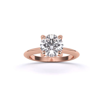 Ivana Jewels Rings Rose Gold / 14KT 1.50 CARAT Solitaire Diamond Ring