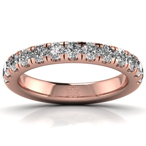 Ivana Jewels Rings Rose Gold / 14KT 1 Carat Classic Round Cut Band Ring