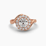 Ivana Jewels Rings Rose Gold / 14KT 1 Carat Solitaire Round Cut Diamond Ring