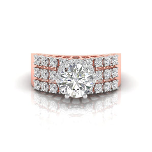Ivana Jewels Rings Rose Gold / 14KT 2.16 Carat Solitaire Enchanting Ring