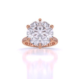 Ivana Jewels Rings Rose Gold / 14KT Accented Engagement Ring