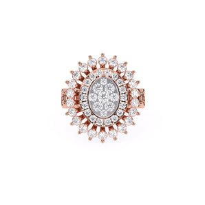 Ivana Jewels Rings Rose Gold / 14KT Celestial Cluster Ring