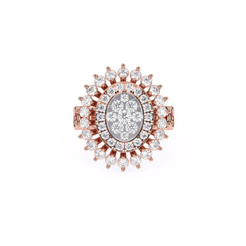 Ivana Jewels Rings Rose Gold / 14KT Celestial Cluster Ring