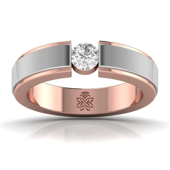 Ivana Jewels Rings Rose Gold / 14KT Classic Charm Duo-Tone Ring