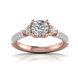Ivana Jewels Rings Rose Gold / 14KT Cristina Quad Solitaire Ring