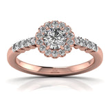 Ivana Jewels Rings Rose Gold / 14KT Dazzling Delight Solitaire Ring