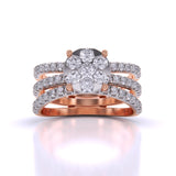 Ivana Jewels Rings Rose Gold / 14KT Elegant Cocktail Stack Ring