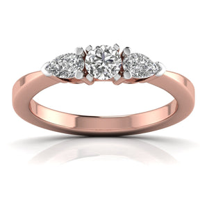 Ivana Jewels Rings Rose Gold / 14KT Endless Glamorous Fancy With Brilliant Cut Diamond Ring