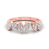 Ivana Jewels Rings Rose Gold / 14KT Fancy Marquise & Pear Diamonds Ring