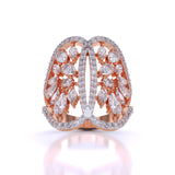 Ivana Jewels Rings Rose Gold / 14KT Feminine Cocktail Ring