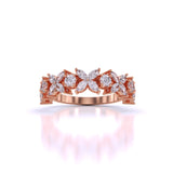 Ivana Jewels Rings Rose Gold / 14KT Floral Bloom Ring