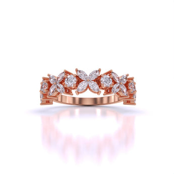 Ivana Jewels Rings Rose Gold / 14KT Floral Bloom Ring