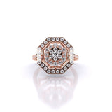 Ivana Jewels Rings Rose Gold / 14KT Gleaming Flower Ring