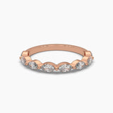 Ivana Jewels Rings Rose Gold / 14KT Marquise Mini Eternal Ring