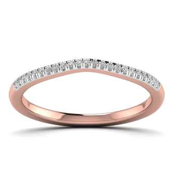Ivana Jewels Rings Rose Gold / 14KT Minimalist Bar Set Band