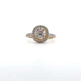 Ivana Jewels Rings Rose Gold / 14KT Princess Marquise Halo Delight