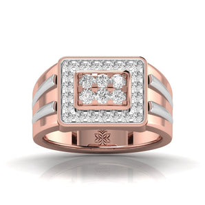 Ivana Jewels Rings Rose Gold / 14KT Regal Radiance Diamond Ring