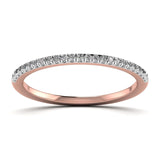 Ivana Jewels Rings Rose Gold / 14KT Simple Diamond Band