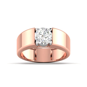 Ivana Jewels Rings Rose Gold / 14KT Simple Diamond Engagement Ring
