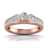 Ivana Jewels Rings Rose Gold / 14KT Sky Bubble Cluster Diamond Ring