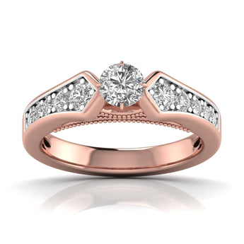 Ivana Jewels Rings Rose Gold / 14KT Sky Bubble Cluster Diamond Ring