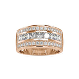 Ivana Jewels Rings Rose Gold / 14KT Stacked Diamond Ring
