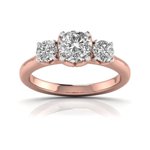 Ivana Jewels Rings Rose Gold / 14KT The Aureus Diamond Ring
