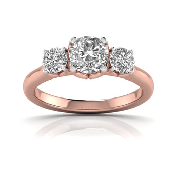 Ivana Jewels Rings Rose Gold / 14KT The Aureus Diamond Ring