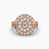 Ivana Jewels Rings Rose Gold / 14KT The Most Beautiful Round Cut Diamond Ring