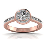 Ivana Jewels Rings Rose Gold / 14KT Timeless Elegance Diamond Ring