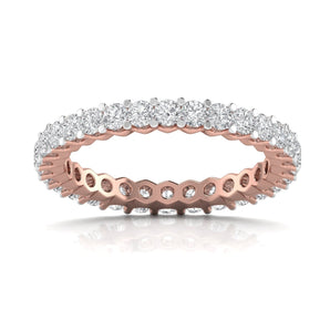 Ivana Jewels Rings Rose Gold / 14KT Timeless Radiance Diamond Eternity Ring