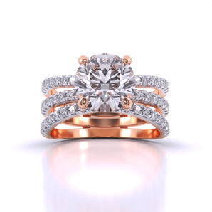 Ivana Jewels Rings Rose Gold / 14KT Timeless Splendor Solitaire
