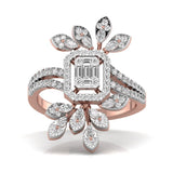 Ivana Jewels Rings Rose Gold / 14KT TRIO Cocktail Ring For Her
