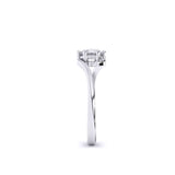 Ivana Jewels Rings Simplicity Curve Solitaire Ring
