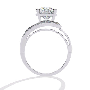 Ivana Jewels Rings Solitaire Round Diamond Anniversary Ring
