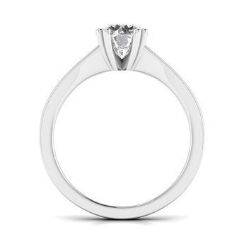 Ivana Jewels Rings Solitaire With Side Diamond Ring