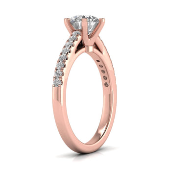 Ivana Jewels Rings Sparkle Round Cut Diamond Ring