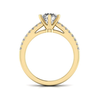 Ivana Jewels Rings Sparkle Round Cut Diamond Ring