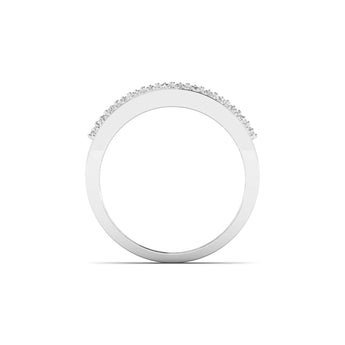 Ivana Jewels Rings Sparkling Platinum Diamond Eternity Band