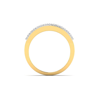 Ivana Jewels Rings Sparkling Platinum Diamond Eternity Band