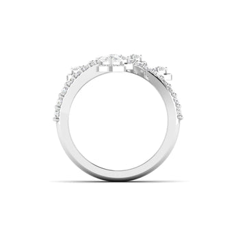 Ivana Jewels Rings Spiral Diamond Ring