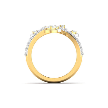 Ivana Jewels Rings Spiral Diamond Ring