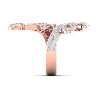 Ivana Jewels Rings Spiral Diamond Ring