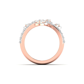 Ivana Jewels Rings Spiral Diamond Ring