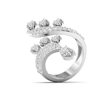 Ivana Jewels Rings Spiral Diamond Ring