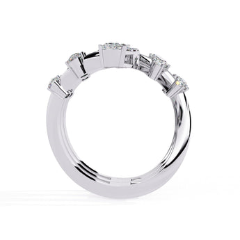 Ivana Jewels Rings Swirling Diamond Ring